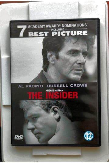 DVD The Insider 1999 Al Pacino Russell Crowe Michael Mann, Verzenden, Nieuw in verpakking