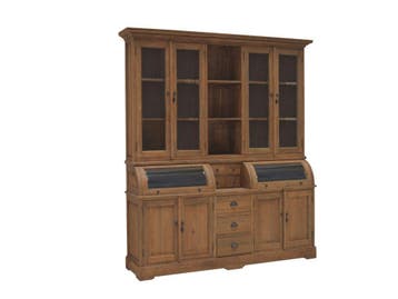 Buffetkast massief teakhout met lades – maatwerk mogelijk, Teakhout, Nieuw, Ophalen of Verzenden, Houten kast, landelijk, klassiek, rustiek, robuust, elegant