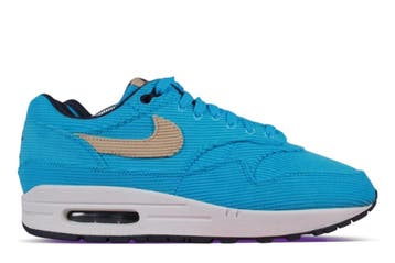Nike Air Max 1 Corduroy Baltic Blue • 36 37.5 38 38.5 40, Ophalen of Verzenden, Nieuw, Nike, Sneakers of Gympen