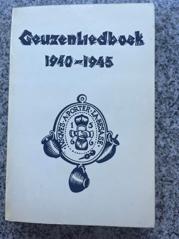 Geuzenliedboek 1940 1945, Verzenden, Dra. M.G. Schenk en H.M. Mos, 20e eeuw of later, Gelezen