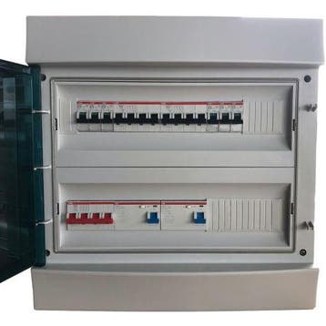 ABB groepenkast IP65 met 6 groepen, 2 krachtgroepen, 2, Ophalen of Verzenden, Nieuw