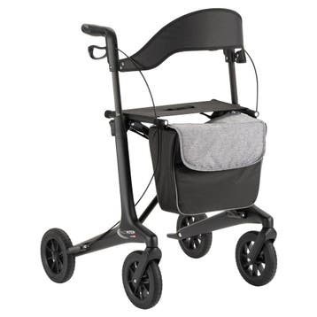 MultiMotion Carbon rollator met softwielen - Maat L - Zwart, Ophalen of Verzenden, Nieuw