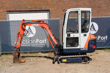 Veiling: Minigraver Kubota KX41-2C Diesel 1998, Ophalen, Graafmachine