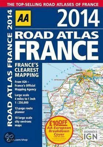 AA Road Atlas France - AA Publishing 9780749575281, Verzenden, Gelezen, AA Publishing