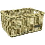 Wicked Rieten Fietsmand Grijs Maat Medium, Fietsen en Brommers, Fietsaccessoires | Fietsmanden, Verzenden, Nieuw