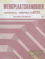 1991 Honda Accord Aero Deck Werkplaatshandboek Supplement, Verzenden