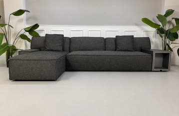 Cassina Maralunga Designbank Stof Blauw 3-zits, Driepersoons, Ophalen of Verzenden, Zo goed als nieuw, Rechte bank