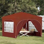 vidaXL Pop-up Feesttent 290 x 290 x 245 cm Terracotta, Verzenden, Nieuw