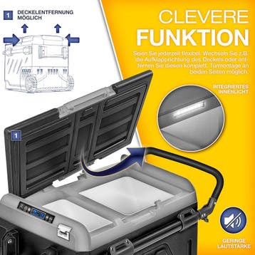 Compressor Koelbox elektrisch - Coolbox - Frigobox - 60L - Z, Caravans en Kamperen, Verzenden, Zo goed als nieuw