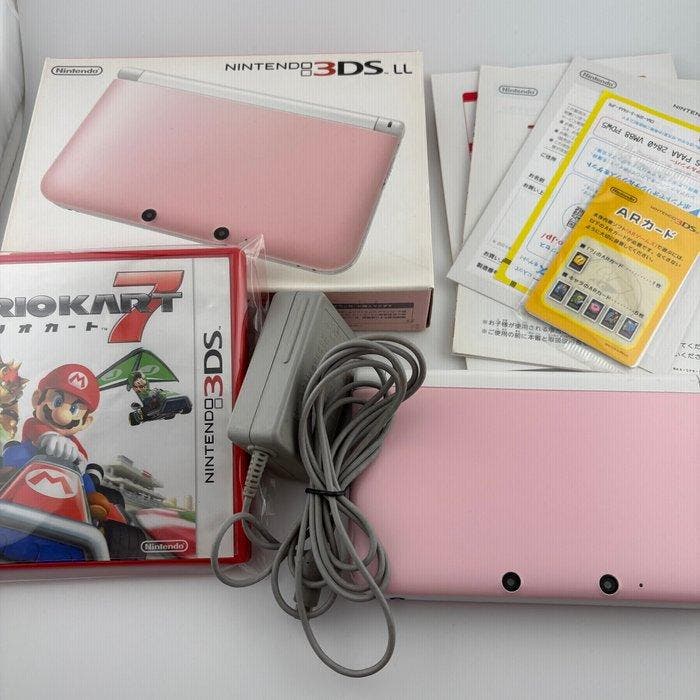 Nintendo - Nintendo 3DS LL - Nintendo 3DS LL Pink (with, Spelcomputers en Games, Spelcomputers | Overige Accessoires