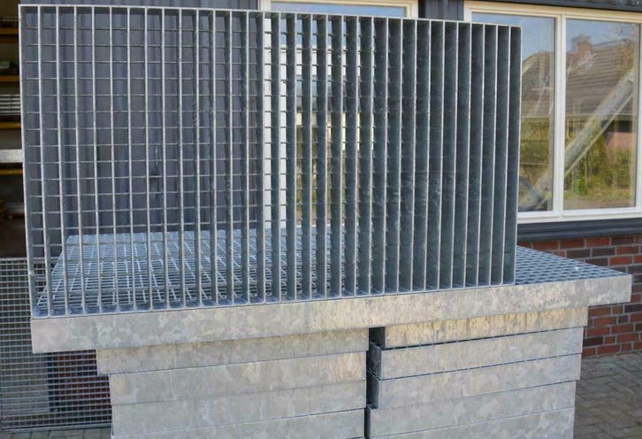 Zwaarlastroosters | hoog draagvermogen | verzinkt, Doe-het-zelf en Verbouw, Metalen, Zo goed als nieuw, IJzer, Ophalen of Verzenden
