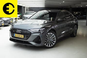 Zakelijke Lease |  Audi e-tron Sportback 55 quattro edition, Automaat, Gebruikt, Zwart, Overige brandstoffen