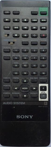 Afstandsbediening Sony rm-s705 lbt-d705, Ophalen of Verzenden, Nieuw, Origineel