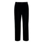 MAC • zwarte fluwelen broek Sarah pleat • 36, Kleding | Dames, Verzenden, Zwart, MAC, Nieuw