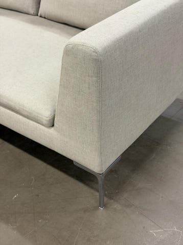 BB Italia Charles Clay | 270cm | Linnen blend | NIEUWSTAAT, 250 tot 300 cm, Stof, Driepersoons, 75 tot 100 cm