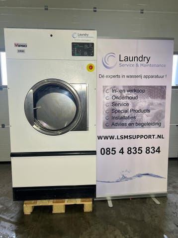 industriële wasdroger Ipso DR80 32KG, 10 kg of meer, Luchtafvoer, Refurbished, Voorlader