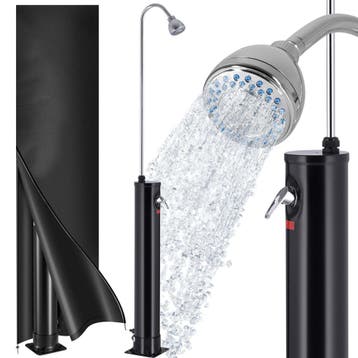 Buitendouche Solar Zwart 18 Liter (Zwembaden, Recreatie), Verzenden, Nieuw