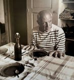 Robert Doisneau - “Les Pains de Picasso, 1952”. - 60 x 50