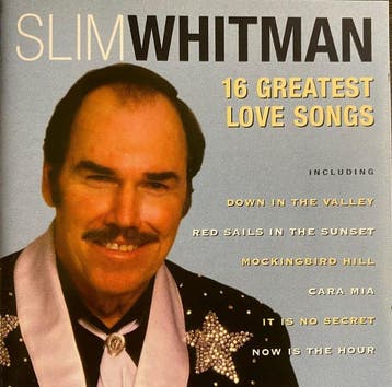Slim Whitman - 16 Greatest Love Songs, Ophalen of Verzenden, Gebruikt