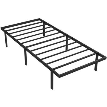 Bedframe, 90 X 200 Cm Metalen Bed Met Opbergruimte Onder Het, Huis en Inrichting, Verzenden, Nieuw