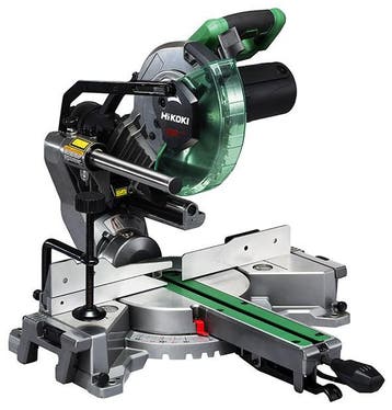 Hikoki C8FSHGWAZ Afkortzaagmachine 216mm met laser, Verzenden, Nieuw, HiKOKI