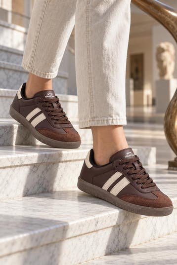 Sneakers dames bruin beige | Slazenger Italy | nieuw, Bruin, Verzenden, Slazenger, Nieuw
