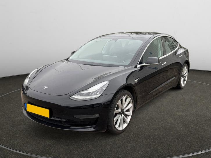Zakelijke Lease |  Tesla Model 3 Long Range AWD 75 kWh, Auto's, Tesla, Dealer onderhouden, Lease, Zwart, Automaat, Hatchback, Financial lease