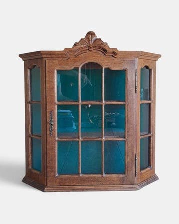 Vitrinekast - Eik - For your Cabinet of Curiosities, Antiek en Kunst