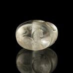 Ottomaanse Bergkristal Zegel met Leeuw, Maan en Ster