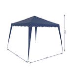 Vouwbare Partytent Capri 3x3m Donkerblauw (3x3 meter), Verzenden, Nieuw, 2 meter of meer, Partytent