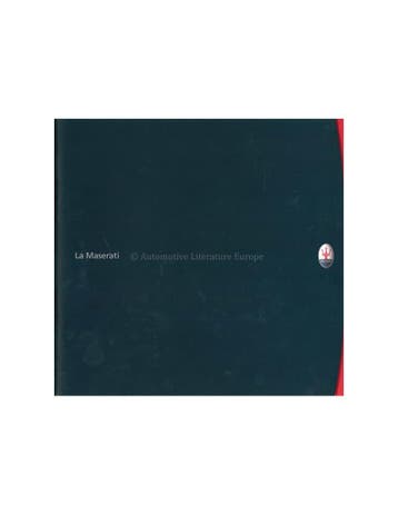 2000 MASERATI LA MASERATI PROGRAMMA BROCHURE ITALIAANS |, Boeken, Nieuw, Author
