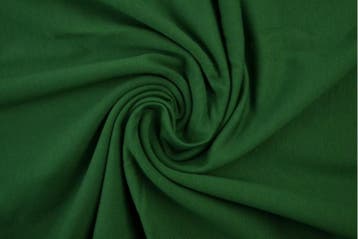 10 meter french terry - Donkergroen, Hobby en Vrije tijd, Stoffen en Lappen, 120 cm of meer, Ophalen of Verzenden, Katoen, Groen