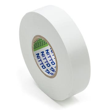 Isolatietape | Nitto | 20 meter (19 mm, Binnen/Buiten, Wit), Verzenden, Nieuw