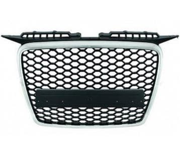 Grill RS Design Audi A3 8P (2004-2007) Chroom/Zwart RS-Look, Auto-onderdelen, Overige Auto-onderdelen, Ophalen of Verzenden, Nieuw