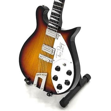 Miniatuur replica Rickenbacker 660/12TP gitaar - Tom Petty, Ophalen of Verzenden, Nieuw, Pop, Beeldje of Miniatuur