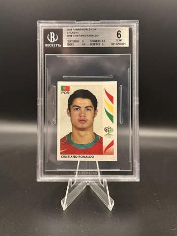 Beckett 6 Panini World Cup 2006 Germany Cristiano Ronaldo #2, Verzenden, Zo goed als nieuw, Losse kaart