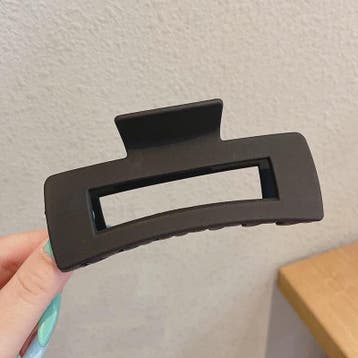 Minimalistische Geometrische Haarclip - Acryl Vierkante Klip