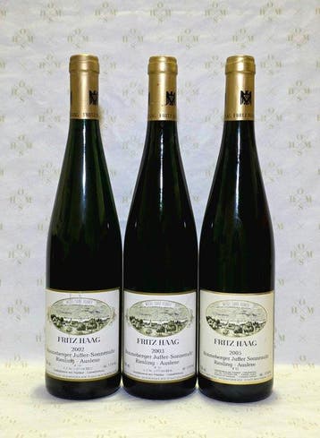 2002 & 2003 & 2005 Fritz Haag GK Fuder #12, Brauneberger, Nieuw