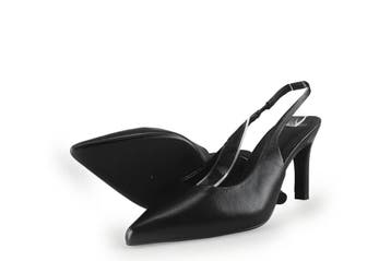 Manfield Slingbacks in maat 41 Zwart, Verzenden, Zwart, Zo goed als nieuw, Manfield