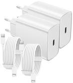 USB-C Oplader – Geschikt voor iPhone 14/13/12/11/Xr/Xs/8 –, Ophalen of Verzenden, Nieuw