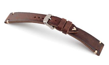 Horlogeband Meistersinger Vintage Donkerbruin, Ophalen of Verzenden, Nieuw