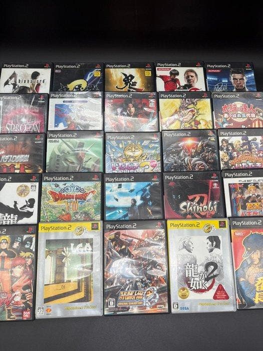 Sony - Playstation 2 (PS2) - 25 Japanese PS2 Games -, Spelcomputers en Games, Spelcomputers | Overige Accessoires