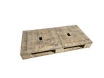 Houten pallet 1200x600x135 mm, gesloten dek en bodem,, Ophalen of Verzenden, Gebruikt, Overige typen