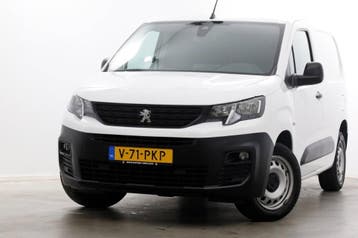 Peugeot Partner 1.5 BlueHDI 130pk Automaat Airco/Navi/Camera, Automaat, Gebruikt, Euro 6, Wit