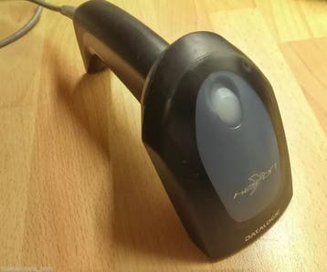 Datalogic Heron D130  USB 1D Barcode Scanner Grijs, Ophalen of Verzenden, Gebruikt, Overige typen, Symbol / Motorola