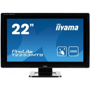 iiyama ProLite T2253MTS1920x1080 - DVI - HDMI - VGA - Zwart, Verzenden, Refurbished, Iiyama