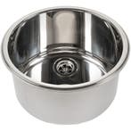 Inbouw Wasbak Rond 295x180mm Rvs, Watersport en Boten, Ophalen of Verzenden, Nieuw