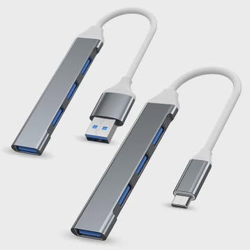 4-Poorts USB 3.0 Hub met Type-C Connector - Uitbreidingsadap, Computers en Software, Dockingstations, Verzenden, Nieuw