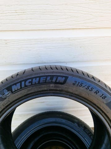215/55/18 99V Michelin demo banden, Auto-onderdelen, Banden en Velgen, Ophalen, 18 inch, 215 mm, Nieuw