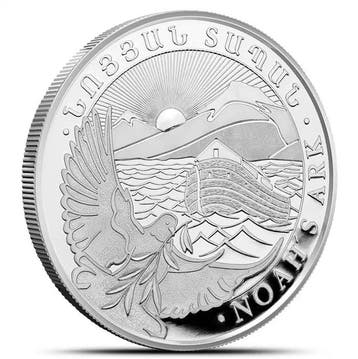 Armenië. 200 Dram 2026 – Noahs Ark – 1/2 oz Silver coin –